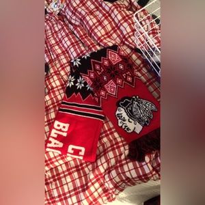 Blackhawks scarf, never worn, new